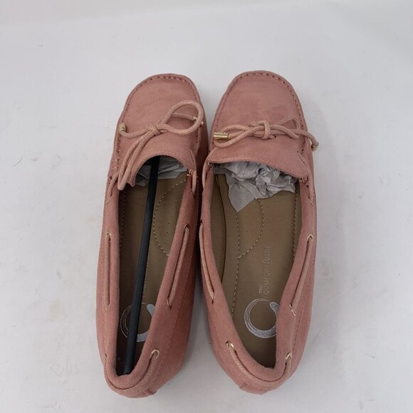 Journee Collection Thatch 004714 Loafers Womens 7 Mauve Faux Suede Slip On S0768 - Picture 7 of 10